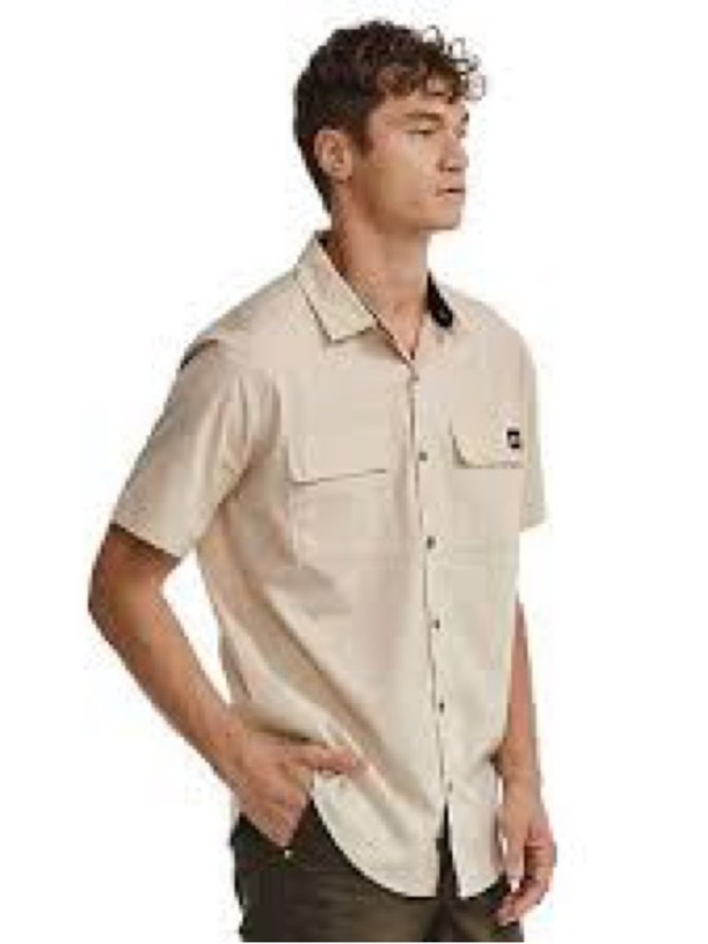 CAT CATERPILLAR, the Poplin utility shirt sleeves buttons down shirt!